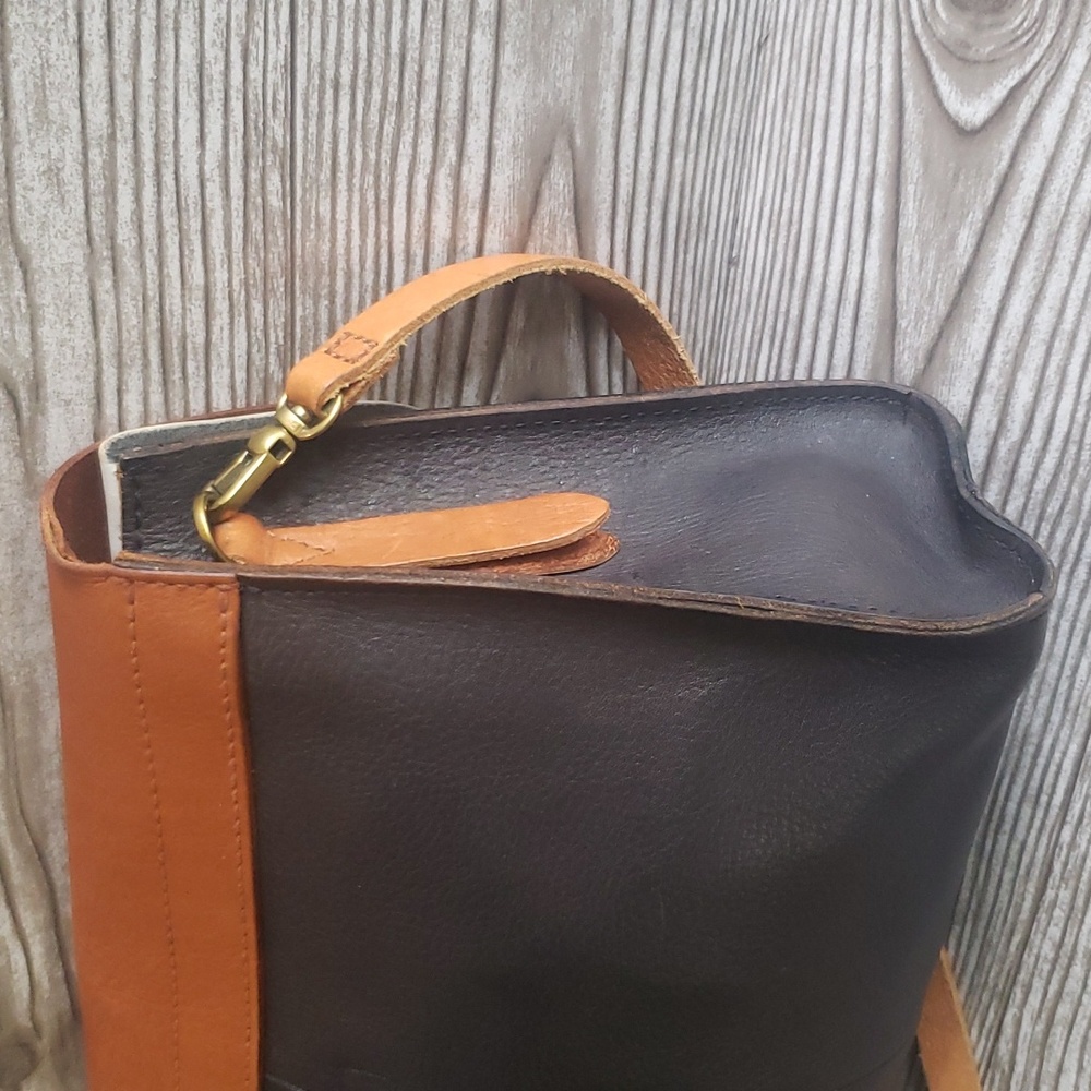 MADEWELL crossbody saddle tricolor bag - Picture 3 of 8
